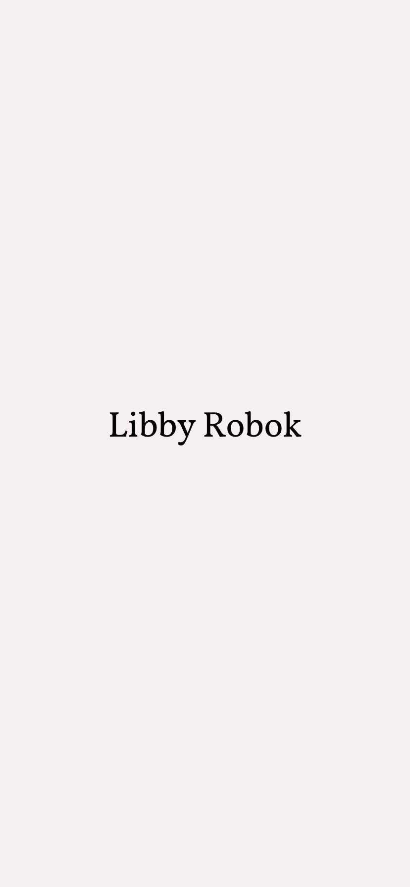 Libby Robok First Visit Landing Page